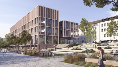 Neubau „Forum der Physik“ auf dem Entwicklungscampus Königinstraße der Ludwig-Maximilians-Universität München